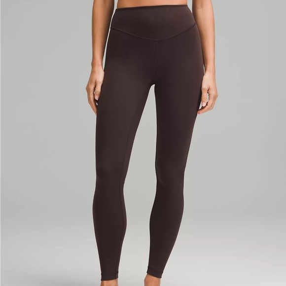 LULULEMON WUNDER UNDER SMOOTH COVER HR TIGHT 28 ESPRESSO - 8